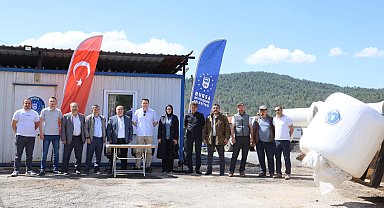 Bursa Büyükşehir'den üreticiye kaba yem desteği