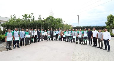 Bursa İnegöl Belediyesi'nde Bahçıvanlık Kursu tamamlandı