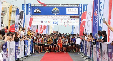 Bursa Mudanya'da 1040 sporcu tarihin izinde koştu