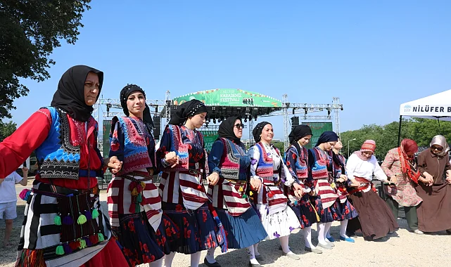Bursa Nilüfer'de Karadeniz Festivali'nde 2'nci buluşma sona erdi