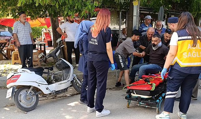 Bursa'da motosiklet otomobille çarpıştı: 1 yaralı