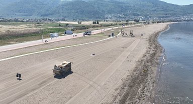 Bursa'da plajlar yaza hazır