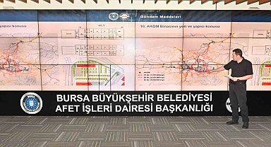 Bursa'nın afet planı AKOM'da masaya yatırıldı