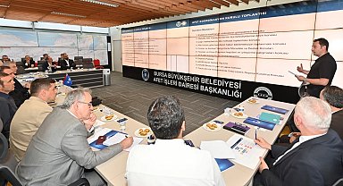 Bursa'nın afet planı AKOM'da masaya yatırıldı