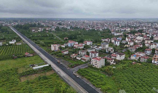 Büyükşehir'den Terme'nin ulaşım altyapısına güçlü katkı