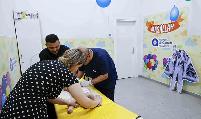 Büyükşehir'in ücretsiz sünnet hizmeti yoğun ilgi görüyor