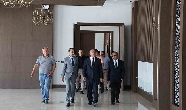 Çanakkale Havalimanı DHMİ Genel Maksatlı Garaj ve VIP Binası inşaatında inceleme