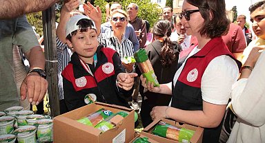 Çanakkale'de miniklerle Dünya Süt Günü kutlaması