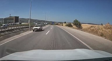 Çanakkale'de ters yönde giden sürücü kazaya davetiye çıkarttı