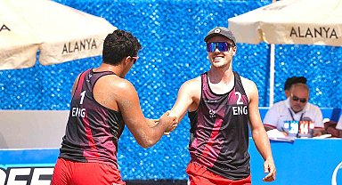CEV plaj voleybolu milletler kupası Alanya'da başladı
