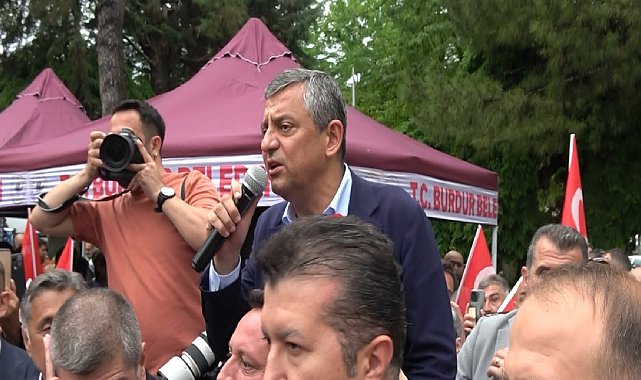 CHP Grup Başkanı Özgür Özel Burdur'da