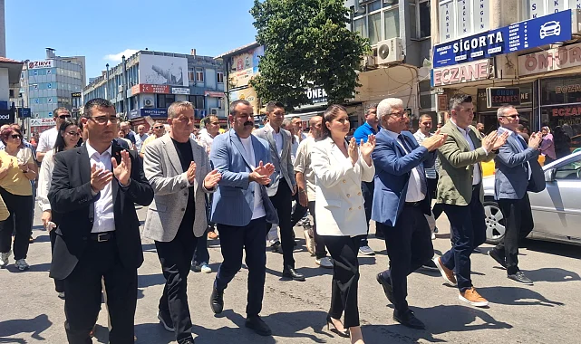 CHP Keşan'da gövde gösterisi yaptı
