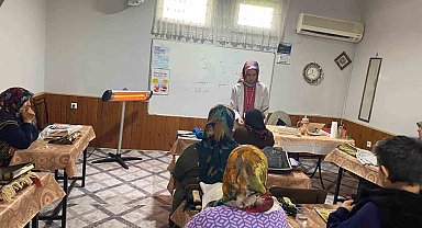 Çilimli'de kursiyerlere sağlık farkındalık eğitimi