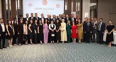 Cizre'de tayini çıkan hakim ve savcılar onuruna veda gecesi düzenlendi