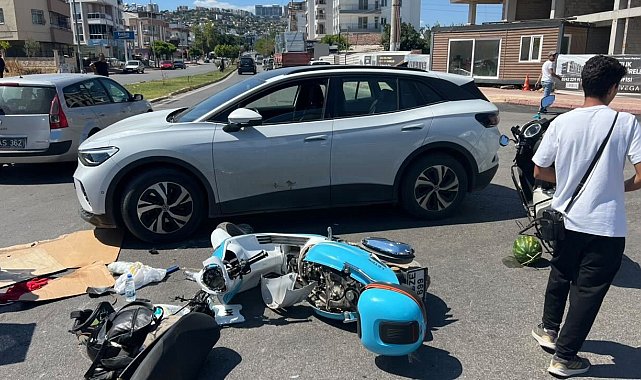 Çocuklarını okuldan almak için yola çıkan anne, motosikletiyle karıştığı kazada hayatını kaybetti