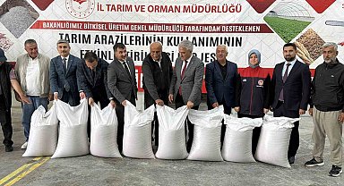 Coğrafi işaretli "Konuralp pirinci" için 82 çiftçiye 50 ton tohum desteği