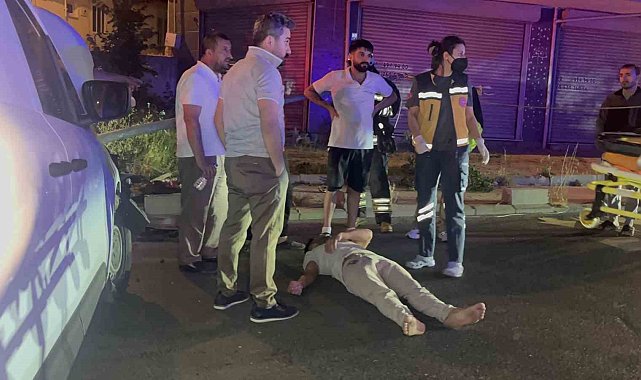 Çorlu'da aydınlatma direğine çarpan araç hurdaya döndü