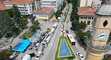 Çorum Belediyesi 83 milyon liralık yeni araç filosunu hizmete aldı