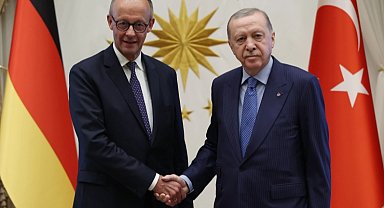 Cumhurbaşkanı Erdoğan, Almanya Şansölyesi Merz ile görüştü