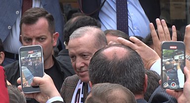 Cumhurbaşkanı Erdoğan, Edirne'de vatandaşlarla sohbet etti
