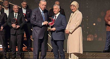 Cumhurbaşkanı Erdoğan'dan Tahmazoğu'na birincilik ödülü