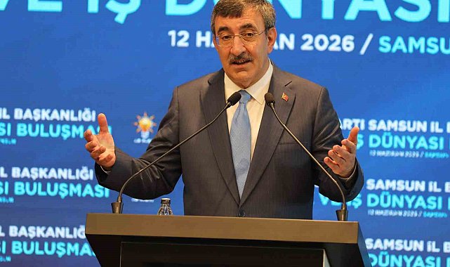 Cumhurbaşkanı Yardımcısı Cevdet Yılmaz, Samsun'da konuştu: "Her türlü riske karşı ülkemizi hazırlıyoruz"