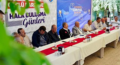 Darende'de vatandaş buluşması