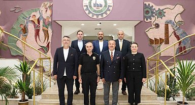 Denizli İl Emniyet Müdürü Sağdıç'tan Denizli OSB Yönetimine tebrik ziyaret etti