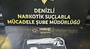 Denizli'ye 101 gram kokain getiren 4 şüpheliden 2'si tutuklandı
