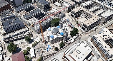 Depremde yıkılan Malatya'nın simgesi Yeni Cami'de restorasyonda sona yaklaşıldı