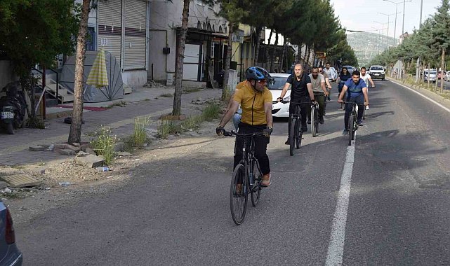 Dicle'de pedallar sağlıklı yaşam için çevrildi