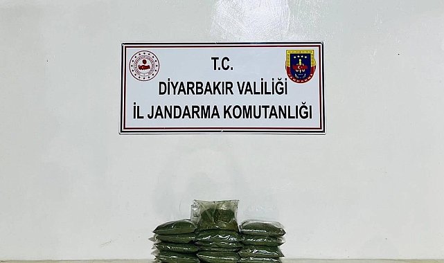 Diyarbakır'da 21 kilo uyuşturucu ele geçirildi