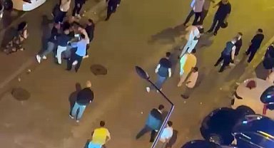 Düğün çıkışı iki grup birbirine girdi