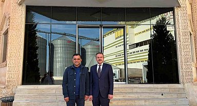 Duhok Ticaret ve Sanayi Odası Başkanı Nuri, Mardin TSO Başkan Adayı Duyan'ı ziyaret etti