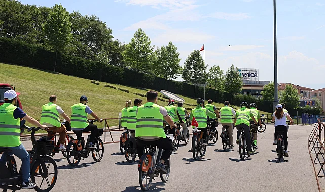 Dünya Bisiklet Günü'nde sağlıklı yaşam için pedal çevirdiler
