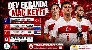 Dünya Kupası heyecanı Nevşehir'de dev ekranda yaşanacak