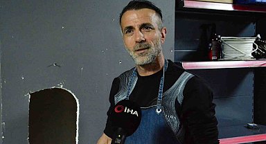 Duvar boşluğunda 3 gün mahsur kalan kediyi iş yeri sahibi kurtardı