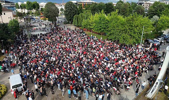 Düzce'de milli maç heyecanı