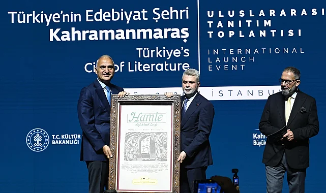 'Edebiyat Şehri' unvanlı ilk Türk şehri Kahramanmaraş İstanbul'da tanıtıldı