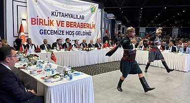 Ege Bölgesi Kütahyalılar Federasyonu'ndan Birlik ve Beraberlik Gecesi