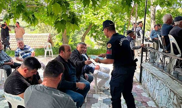 Eğirdir jandarmasından boğulma vakalarına karşı farkındalık çalışması