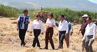 Ekinanbarı'nda üreticinin yükünü hafifleten destek
