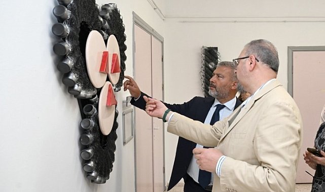 Engelliler Entegre Yüksekokulundan "Yıl Sonu Sergisi"