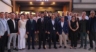 Erzincan Adliyesi'nde tayini çıkan başsavcı ve savcılara veda