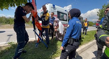 Erzincan'da 4 araçlı zincirleme kaza