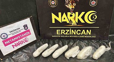 Erzincan'da 565 gram metamfetamin ele geçirildi: 2 şüpheli tutuklandı