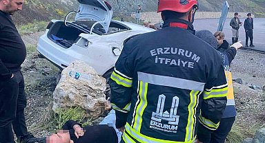 Erzurum'da trafik kazası: 4 yaralı