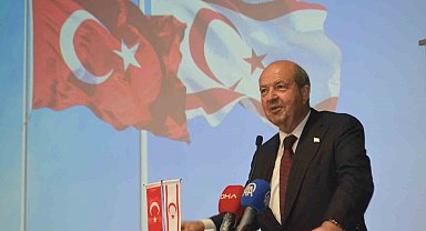 Eski KKTC Cumhurbaşkanı Tatar: "Ana vatan, yavru vatan, mavi vatan ve gök vatan anlayışıyla geleceğe güçlü adımlarla yürüyoruz"