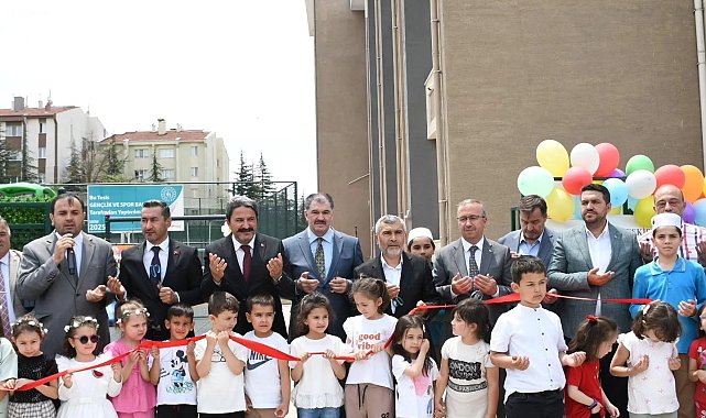 Eskişehir'de Kur'an kursu öğrencileri yeni spor tesislerine kavuştu