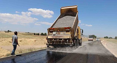 Eyyübiye kırsalında yol standardı yükseliyor